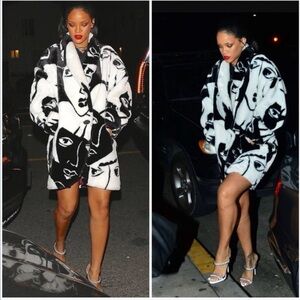 Artistic vintage Donnybrook Black and White Women's Teddy Jacket